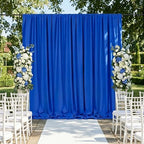 Royal Blue Backdrop Curtains 20ftx10ft Wedding Polyester Photo Drapes - Image 6