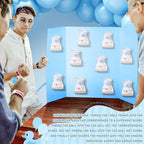 VioraWhite 60 Pcs Funny Baby Shower Diaper Games, Blue - Image 4