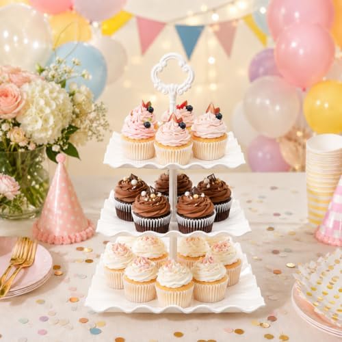 12 Pack Cupcake Stand Dessert Display Tower Serving Tray for Parties - Image 2