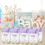 Engrowtic 50 Set Baby Shower Butterfly Favor Bags, Butterfly Is on Her Way - Image 6
