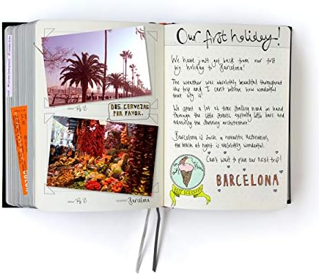 Suck UK Our Life Story Journal - 100 Year Memory Book & Gray Hardcover Diary - Personalized Baby Book - Timeless Scrapbook - Document Lifetime Milestones & Family Adventures - Ideal Novelty Gift - Image 4