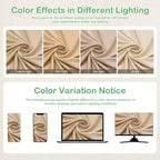 10ftx14ft Champagne Backdrop Curtain for Wedding Parties - Image 5