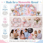 Gender Reveal Party Supplies for 50 Guests - Image 6