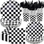 Pickmesh 400 Pcs Race Car Birthday Party Supplies Plates Napkins Serve 50 by Pickmesh