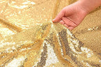 PartyDelight Gold Sequin Table Skirt 14ft Long x 30 Inch High - Image 6
