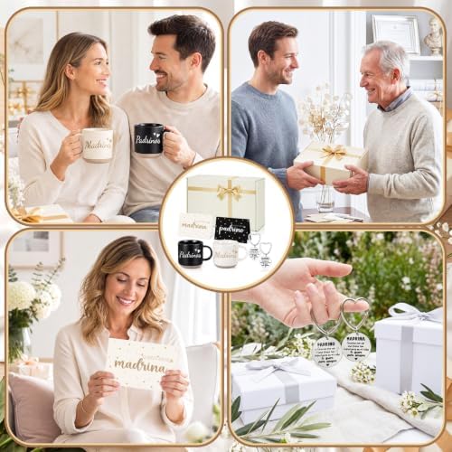 Mimorou 7 Pcs Godparents Proposal Gift Set Will You Be My Godparents - Image 6