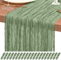 20 Pack Sage Green Cheesecloth Table Runner Wedding Birthday Table Decor by Showgeous