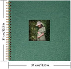 Scrapbook Photo Album, Linen Covered, 12x12 Inches, 40 Sheets/80 Pages - Image 3