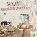 BAMBOOHOMIE Baby Shower Crate Closet, Baby Baskets with Hangers Handle, Baby Crate Box for Baby Shower, Welcome Gift Basket for Newborn Baby, Pregnancy Gift for New Parents (Natural, Small Size) - Image 5