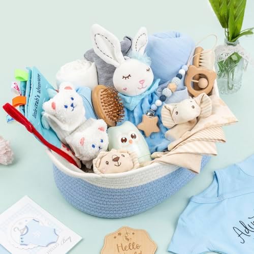 30 Piece Baby Gift Basket – Luxury Curated Baby Gift Basket for Newborn - Image 2