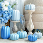 WDS WONDROUS Fall Pumpkin Decor Set of 7, Artificial Fake Pumpkins for Home - Image 2