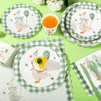 175PCS One Silly Goose Birthday Party Tableware Set,Serve for 24 Guests - Image 3