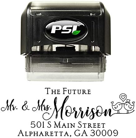 Personalized Self Inking Address Stamp - Future Mr and Mrs for Wedding by PrettySweetParty