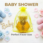 15 Sets 3.38 oz Hexagonal Glass Honey Jars With Favor Accessories - Image 5
