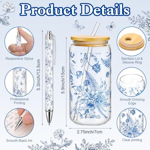 LemonRoad 24 Pcs Blue Floral Gift Sets Bulk with Gift bags for women - Image 3