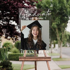 Personalized Graduation Lawn Sign with Photo, Custom Graduation Class of 2026 Picture Display for Outdoor Yard Decor, Clear or Frosted Acrylic Option, Waterproof Sign for Party Setup by Mapileng%E2%84%A2