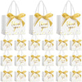 Jetec 45 Pcs Mini Thank You Gift Bag with Handle, White/gold by Jetec