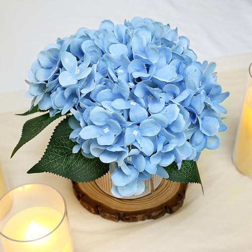 Pastel Blue Flower Table Centerpieces - Set of 6 - Image 5