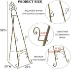 Vintage Metal Free Standing Adjustable Display Stand Easel - Image 3