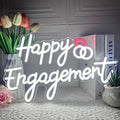 Happy Engagement Neon Sign Dimmable Engagement Party Led Neon Signs by Goneons
