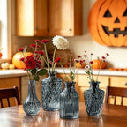 Glass Bud Vases in Bulk Small Mini Black Vase for Flowers 40pc - Image 3