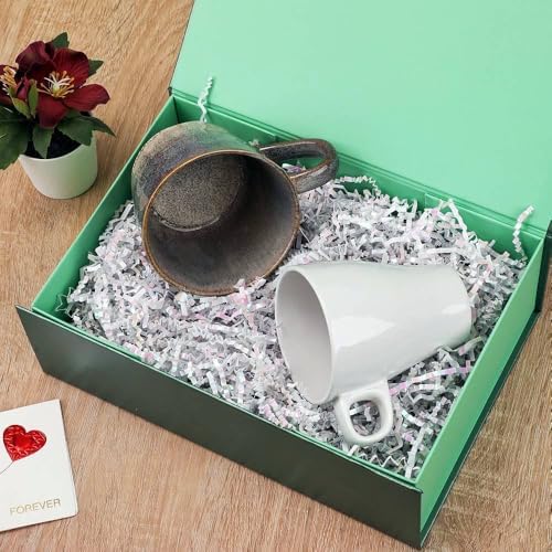 5 Pcs Green Gift Box for Presents 10.8x7.5x3.5 Inches Magnetic Gift Boxes with Lid Luxury Gift Box for Rectangle Collapsible for Bridesmaid, Wedding,Birthday Gift Packging - Image 5