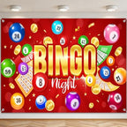 Avezano Bingo Backdrop Bingo Party Decorations Game Night Decorations by AVEZANO