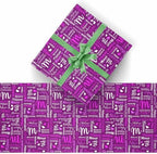 AOFUN Custom Name Text Personalized Gift Wrapping Paper Best Wrapping Paper Christmas Fashion Birthday Gift Cool Wrapping Paper Christmas Wrapping Supplies 5 Rolls 58" x 23" - Image 2