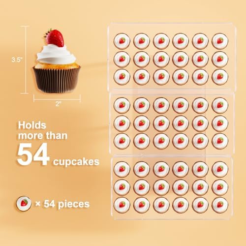 Bakzon 3 Pack Dessert Table Display Set, Acrylic Cupcake Buffet Dessert Risers Stands, Tier Serving Trays Holder for Weddings Baby Shower Tea Party - Image 4