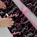 AOFUN Personalized Gift Wrapping Paper With Name Logo - 5 Rolls 58" x 23" - Funny Custom Gifts for Friends - Image 4