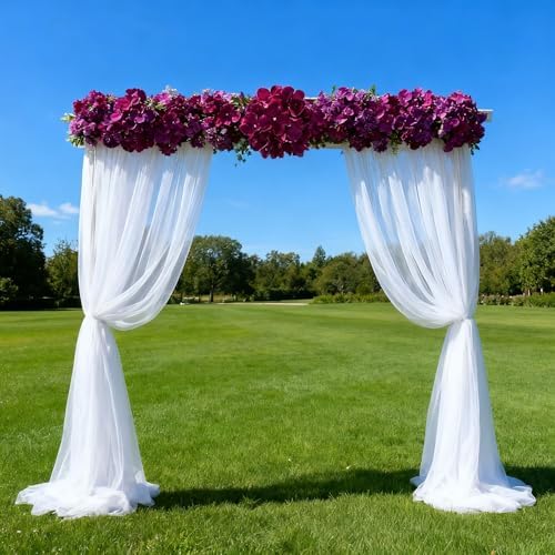 WEISPARK 100PCS Artificial Hydrangea Flowers, Fake Flowers Silk Hydrangea Full Flowers Heads with Stems for Wedding Home Party Shop Baby Shower Decor (Fuchsia) - Image 4
