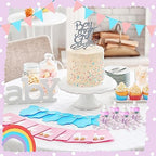 Nuenen 48 Pcs Baby Shower Milk Bottles with Ribbon Plastic Bear Candy Bottles Baby Shower Favors Gender Reveal Wedding Birthday Party Decorations (Purple) - Image 5