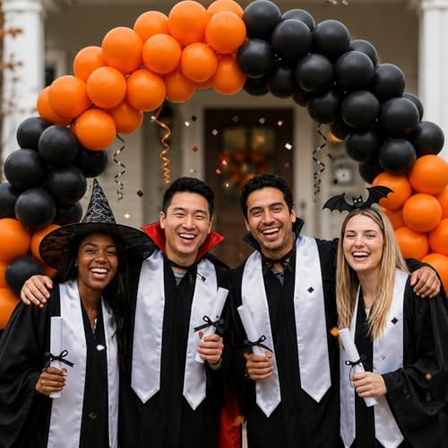 PMU DIY Professional Balloon Arch Premiere Kit (Halloween Orange and Black) Balloon Garland for Party Decoration, Decoration Kit for Birthday Party, Wedding, Graduation, Baby ShowerPkg/1 - Image 4