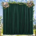 Green Backdrop Curtains 30ftx8ft Halloween Polyester Photo Drapes by SoarDream