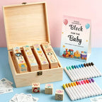 wookidel 118PCS Baby Shower Games Kit, Baby Blocks for Baby Shower - Image 7