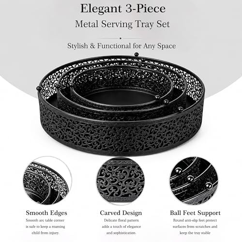 3Pcs Metal Food Risers, Buffet Table Display Stand - Image 7
