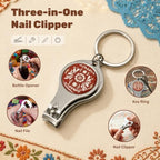 36 Sets Cielito Lindo Party Favors for Guests, 3-in-1 Nail Clipper Keychain Bottle Opener, Mexican Talavera Wedding & Baby Shower Favors with Individual Organza Bags and Thank You Cards - Image 3