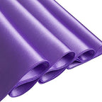6 Pack Satin Table Cover, Light Purple, 60 x 102 Inches - Image 2