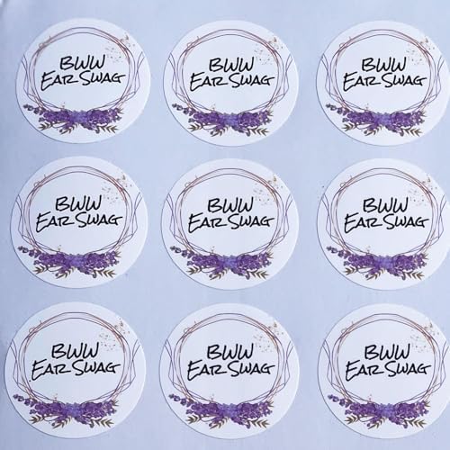 Personalized Business Logo Stickers - Ideal for Weddings, Birthdays, Favors & More. Waterproof, Fade & Heat Resistant. Pack of 100. (Wreath 16, 4 Inch) - Image 5