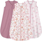 Yoofoss Baby Sleep Sack 0-6 Month 0.5TOG 100% Organic Cotton 2-Way Zipper by YOOFOSS