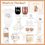 New Mom Gifts for Women, Top Pregnancy Gifts with Mom and Dad Tumbler Set for First Time Moms, Expecing Parents to Be, Gender Reveal, Baby Shower, Best Baby Gifts for Boys Girls Neutral - Image 2