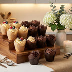 1000 Pcs Tulip Cupcake Liners Solid Tulip Cups Holders Wrappers Greaseproof Baking Cups Muffin Baking Cupcake Liners for Wedding Baby Showers Birthday Party(Classic Style) - Image 5
