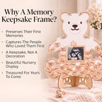The Real Bossy Baby Baby Memory Keepsake Frame Guestbook – Luxury Baby Shower & First Birthday Guest Book Alternative – Preserve Wishes, Messages & First Year Memories in a Beautiful Nursery Display - Image 5