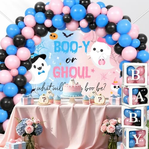 Halloween Gender Reveal Decorations Booy or Ghoul Party Kit - Image 2