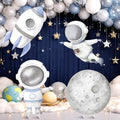 4 Pcs Large First Trip Around The Sun Decoration for Boy Birthday Space Party Cardboard Cutouts, Moon Astronaut Rocket Themed Standups for Baby Shower Photo Booth Backdrop Decor by Unknown