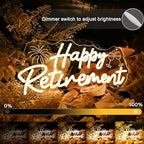 Britrio Happy Retirement Led Neon Light Sign Retirement Party Decoration - Image 2