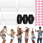 Vinsot 3 Sets Baby Shower Games Twerking Shaking Balls with Belts,Pink by Vinsot