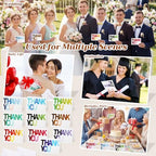 Gueevin 200 Pcs Thank You Cards with Envelopes, 3.5x5 Inch Ombre Font - Image 7