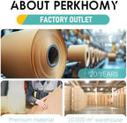 PerkHomy 36" x 2,400" (200') Brown Kraft Paper Roll for Craft Bulletin Board Paper Art Table Covering Crafting Gift Wrapping Bouquet Packing Parcel 70GSM 50LB (Brown, 36" x 200') (Pack of 2) - Image 5