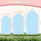 Arch Covers Set of 3(7.2FT+6.6FT+6FT), Arch Backdrop Stand Cover - Image 2